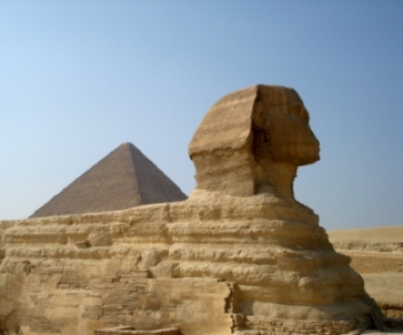 Sphinx und Pyramiden von Gizeh
