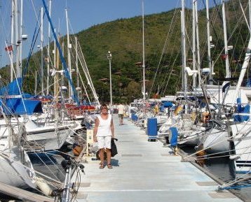Am Ziel in Marmaris