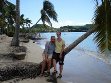 Sandstrand auf Martinique